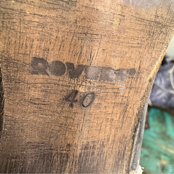 Rovers Womens Size 40 EUR Grey Leather Zip Laces Floral Steampunk Ankle Boots - Picture 9 of 16